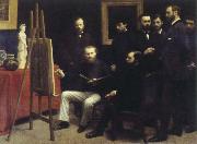Henri Fantin-Latour studio at batignolles Germany oil painting artist